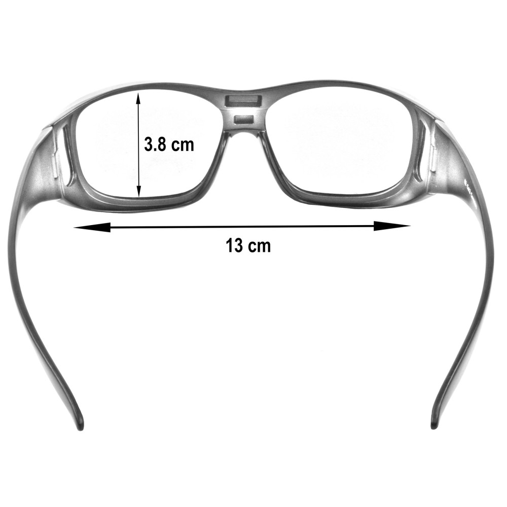 Black Polarised Overglasses