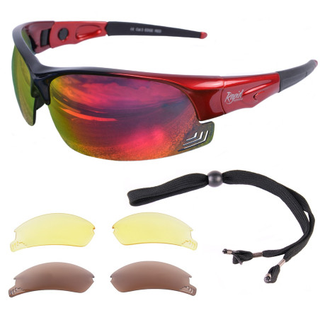 Edge Red Cricket Sunglasses